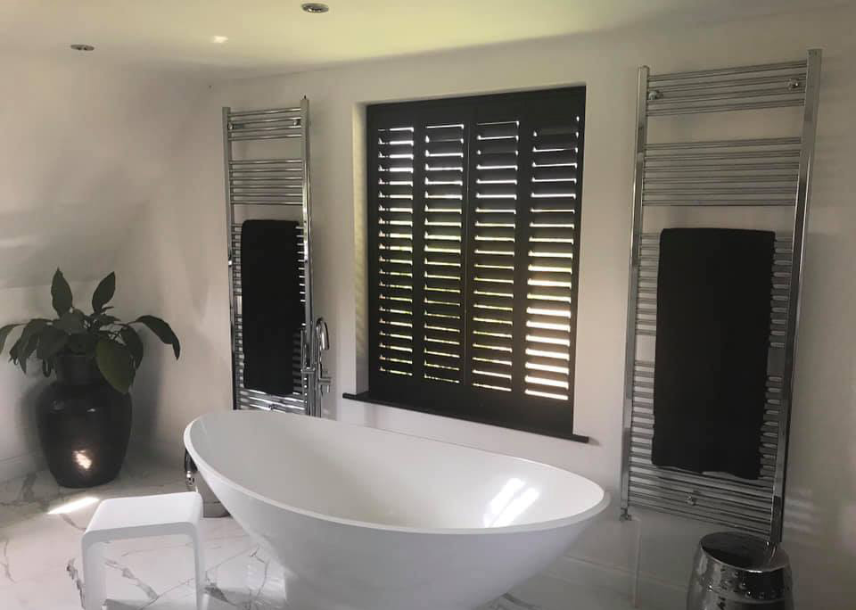 Black Window Shutters