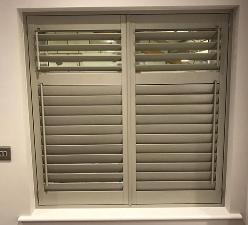 Grey Window Shutters